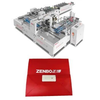 Semi Automatic Huge Paper Bag Square Bottom Forming Machine ZB80S