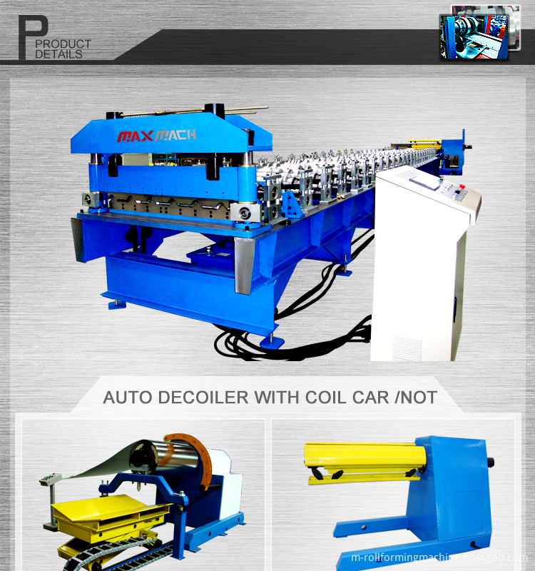 Trapezoidalroofing sheet roll forming machine