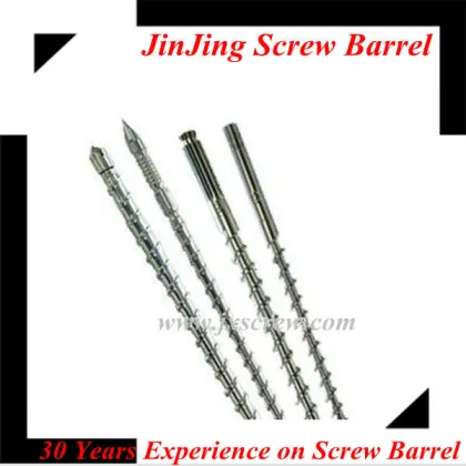 Battenfeld Extruder Partof screw and barrel