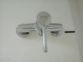 Menangani Single Faucet Kuningan Chrome Shower