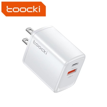 Toocki High Efficiency 20W Dual Port Fast Charger