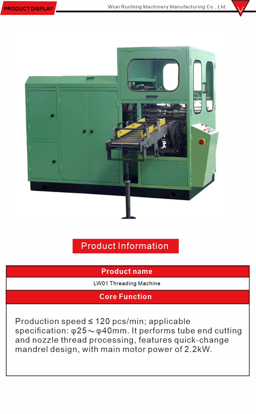 Pipe Threading and Cutting Machine