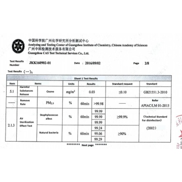 Central air conditioner duct plasma air cleaner purifier