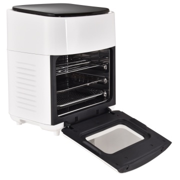 Spacious and transparent digital air fryer