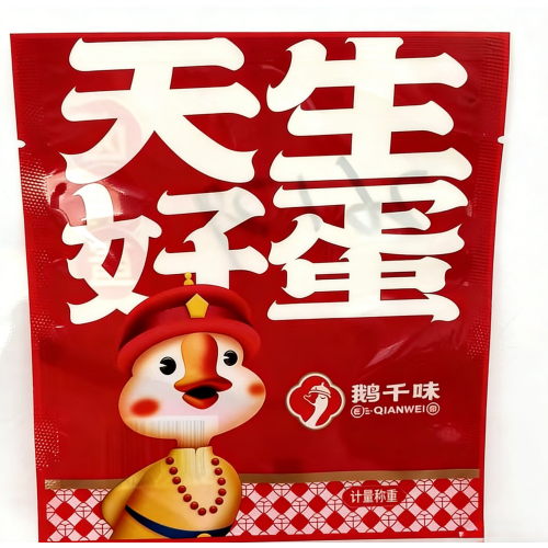 Pochette cornue pour œufs marinés prêts à manger