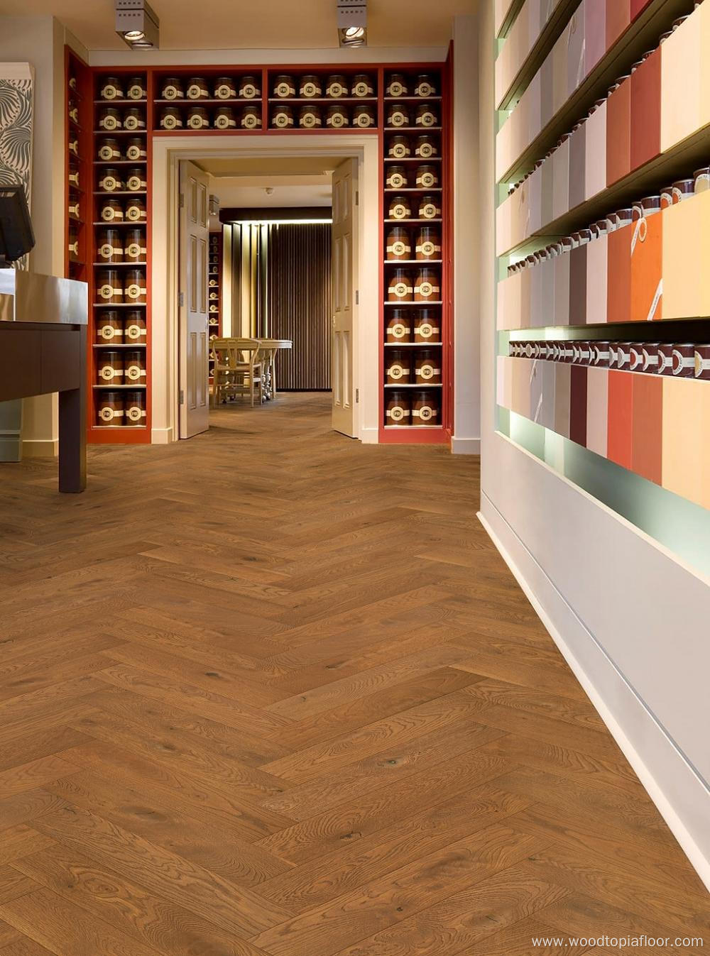 high quality oak herringbone flooring customized