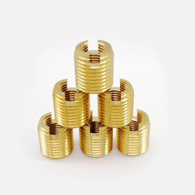 Self tapping slotted thread inserts,insert thread M5 self- tapping