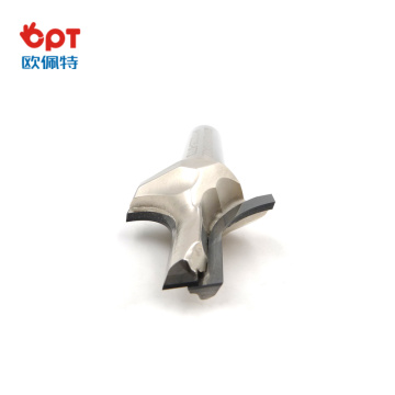 PCD wood groove flute router bits for aluminum