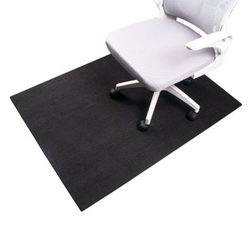 Easy-Fold Thick Rectangular Fabric Chair Mat - Water-Resistant for Office