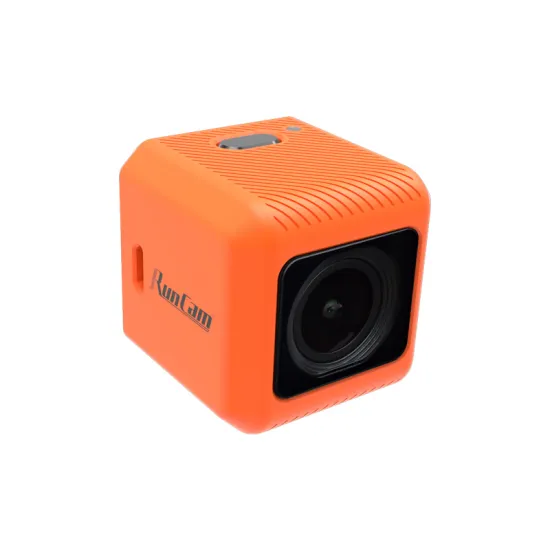 RunCam 5 Orange and Black Color 4K/8K FPV Drone Camera: High Quality HD Imaging