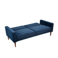 Neueste Design OEM Hotel Haushalt Blau Weiche Stoff Falten Luxuriöse Couch Wohnzimmer Sofas