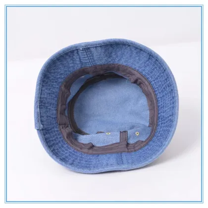 Casual wash Denim basin hat Sunscreen bucket hat