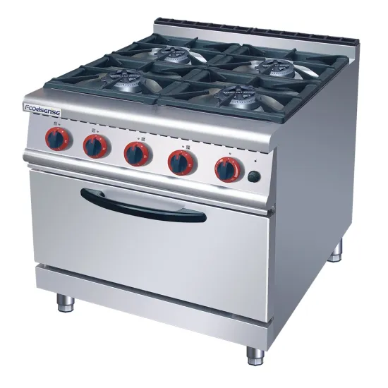 Hotel Restaurant Commercial Kitchen Appliance 4-Burner Gas Range with Oven