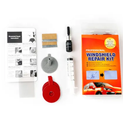 DIY Car Glass Windshield Repair Kit: HYML Auto Windscreen Repair Tools with Crack Repair Fluid