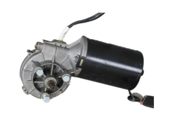 ZDM1930 brushed dc gear motor/ 92mm worm geared DC motors with rare earth magnets enclosed type