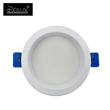 DGLUX Zhongshan Factory Minimalist Antiglare Recessed 5W LED Downlight - Black/White