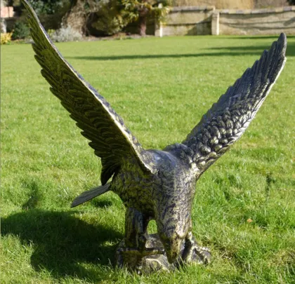 Outdoor animal metal sculpture bronze statue aigle for sale