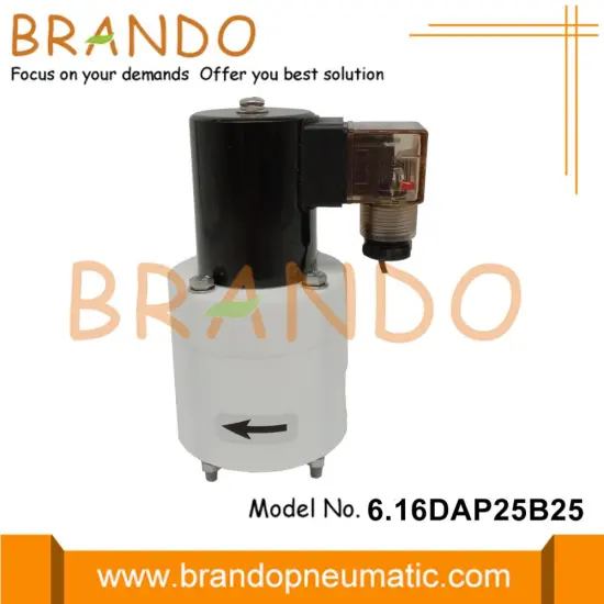 1'' Anti Corrosive PTFE Solenoid Valve 24VDC 220VAC