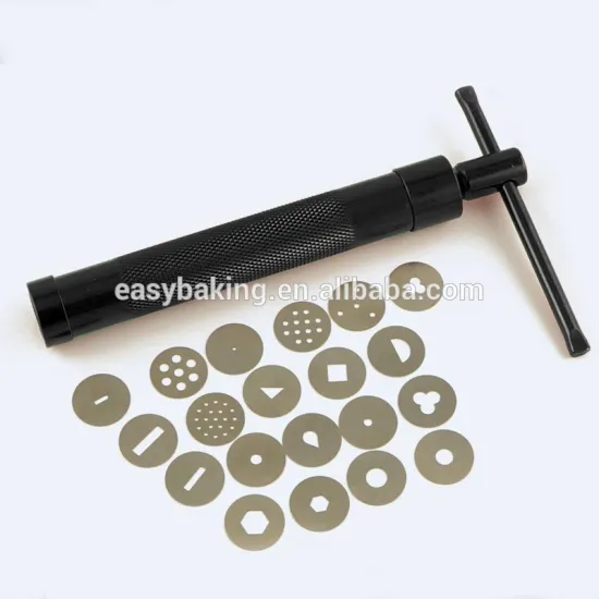 20 Dischi Decorativi Metal Fondant Gun Fondant Cake Decorating Tools