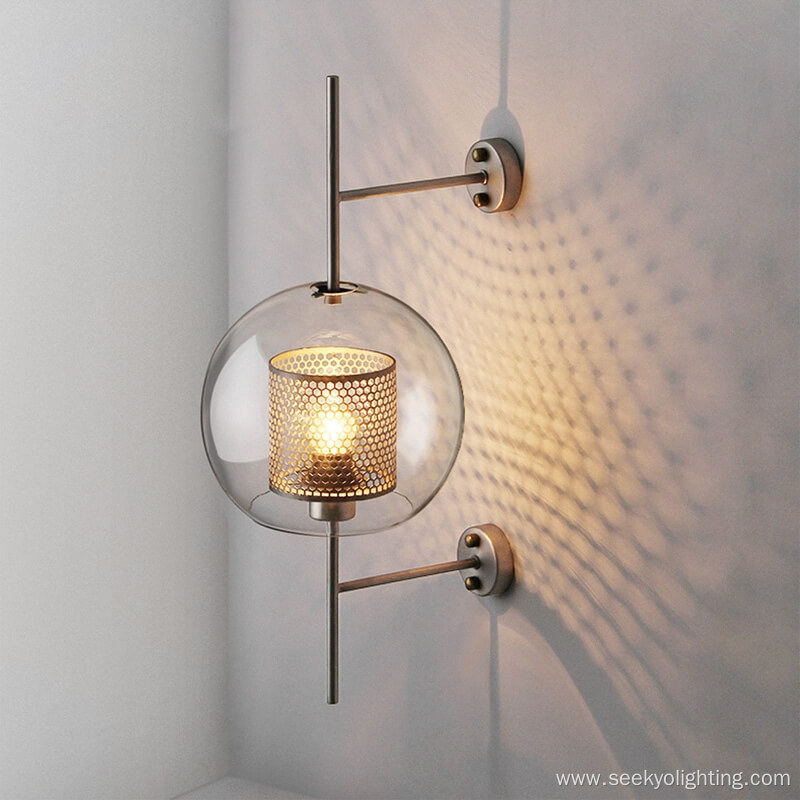 Gold Wall Lamp Creative Indoor Bedside Wall Sconce