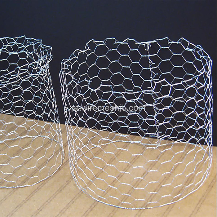 Proteja as capas feitas por rede de fio hexagonal