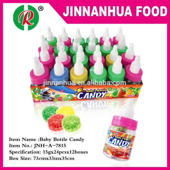 baby bottle soft candy