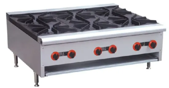 Gas ranges, 6-burners