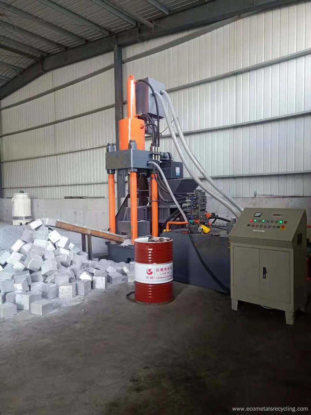 Vertical Briquetting Machine Press for Aluminum Shavings