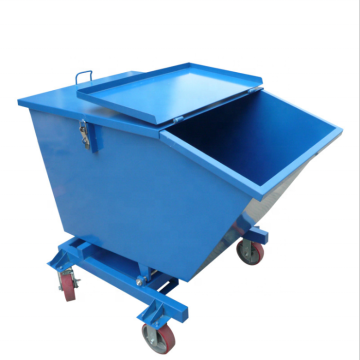 Portable Self-Dumping Steel Hopper Truck for Waste Management