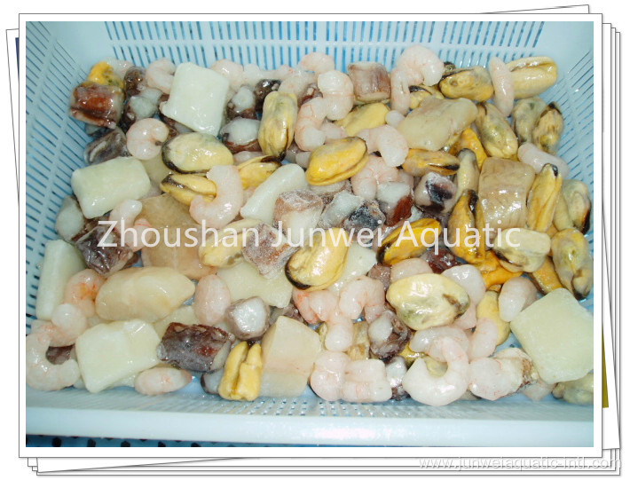 fresh frozen seafood mix