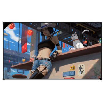 84 Inch Affordable ALR Anti-Light Projection Screen for Home Cinema 4K/3D