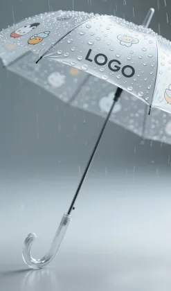 Custom Rain Umbrella with Artistic Print