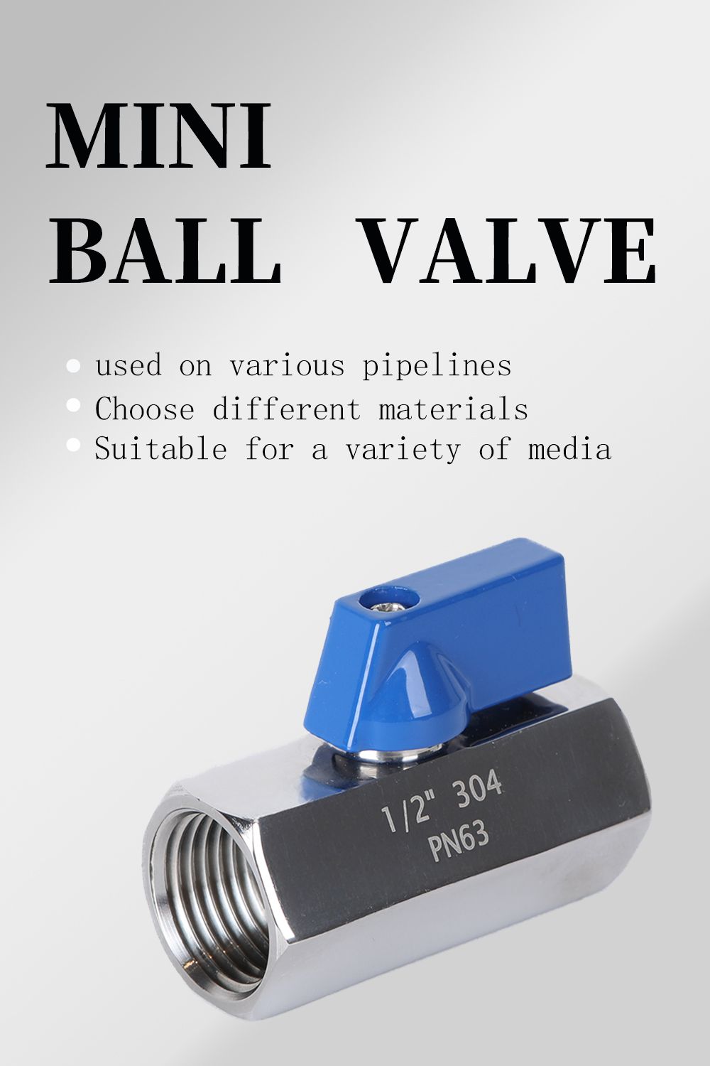 High-Quality Stainless Steel Mini Ball Valve 
