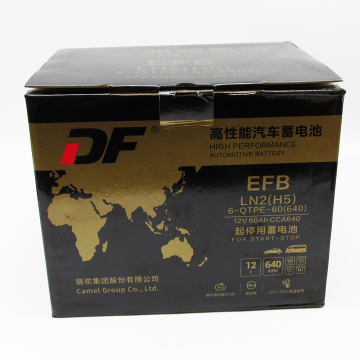 Maintenance-Free 12V 55Ah Lead-Acid Car Starter Battery