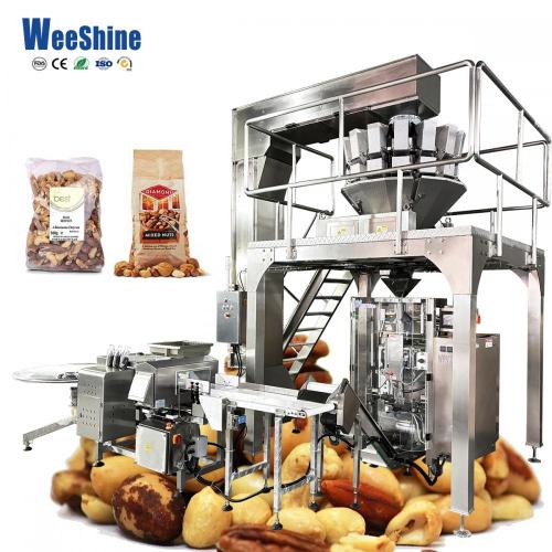 Kacang Kacang Kacang Otomatis Granule Food Flushing Nitrogen Packaging Machine