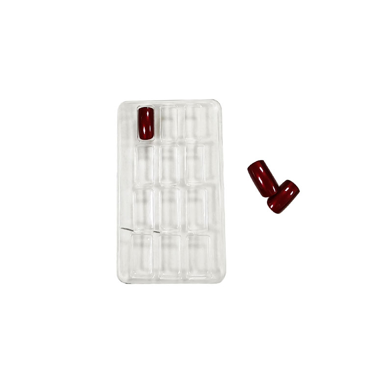 Cosmetic Clear Box False Nail Blister Pack Tray