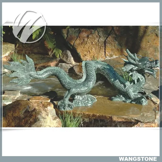 Large Chinese Style Stone Dragon Water Fountain