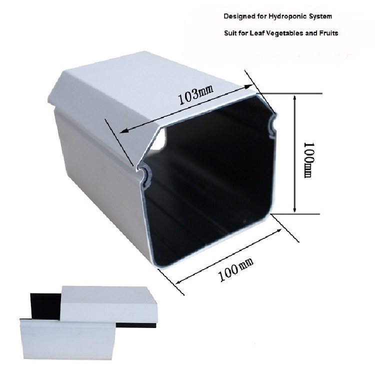 NFT Hydroponics Vegetables Vertical PVC Grow System