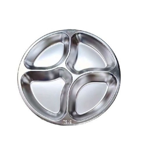 Eleganter Edelstahlbehälter mit Panel-Design