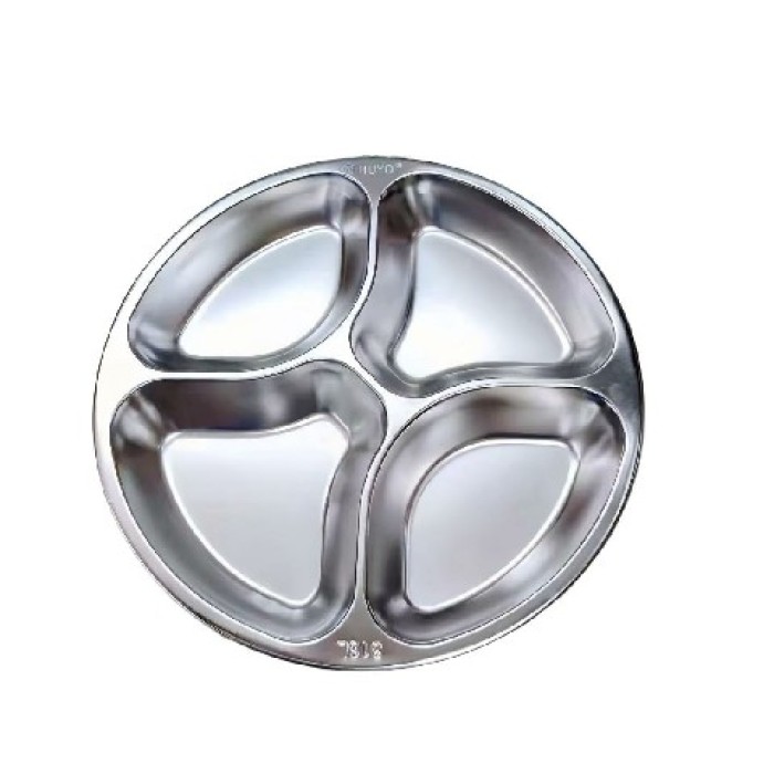 Eleganter Edelstahlbehälter mit Panel-Design