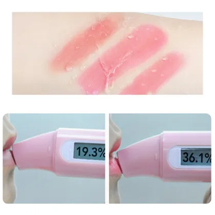 Transparent moisturizing dry flower warm lipstick