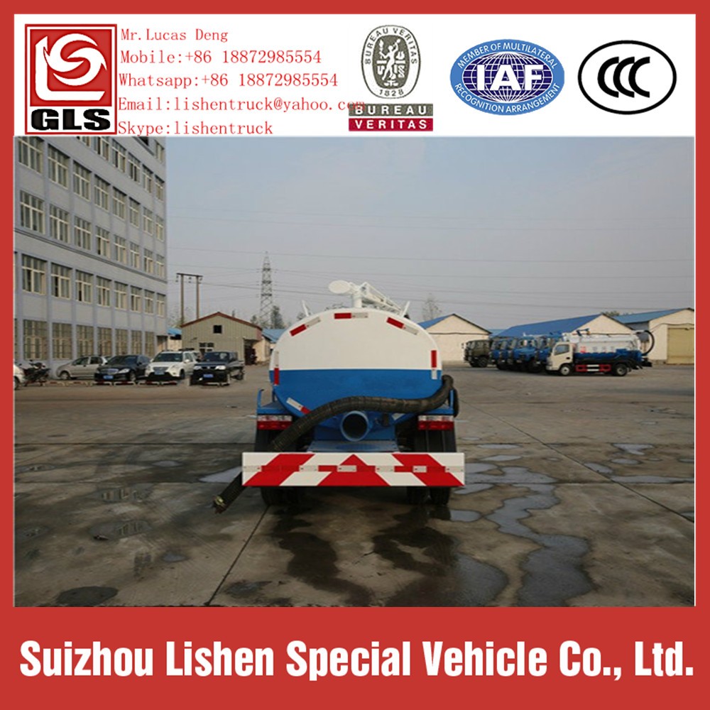 Dongfeng Sewage Suction Truck Tanker Vacuum Sewer
