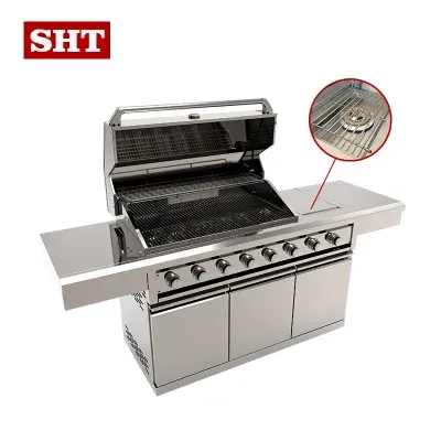 New Design Outdoor Stainless Steel BBQ Grill 8 Burners Grill