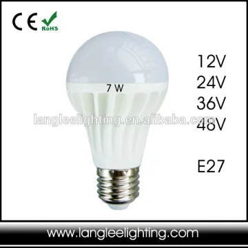 Wholesale 7W Lampada DC10-30V AC24-36V LED Lamp E27