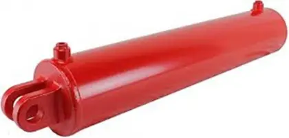 Double acting hydraulic cylinders for tailer