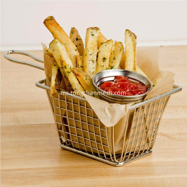 stainless steel kitchen tool basket