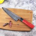 Octagon OEM 8 pulgadas cuchillo cocinero damasco