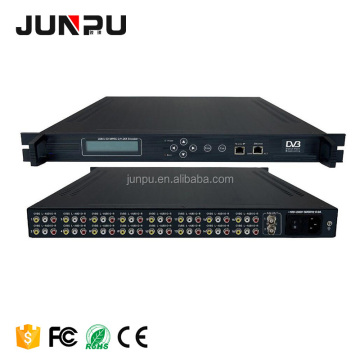 16 Channel MPEG2 to H.264 IP Encoder with CVBS Input