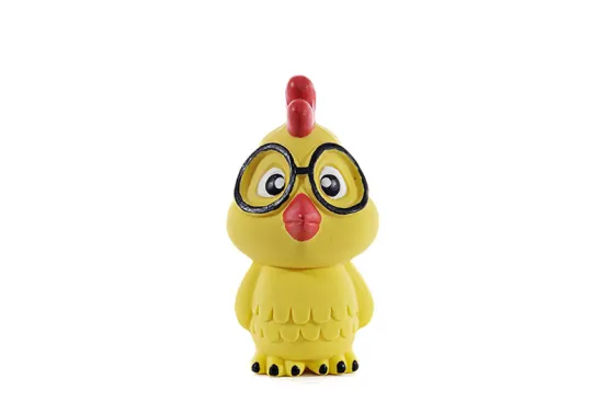 Squeaky Latex Chicken Chew Toy for Dogs