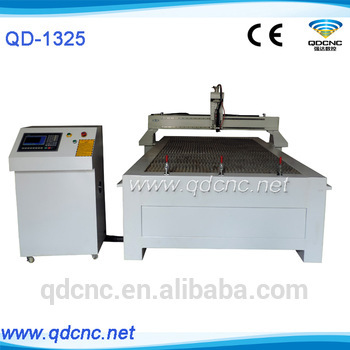 cnc metal cutting equipment QD-1325 cutting machine plasma power